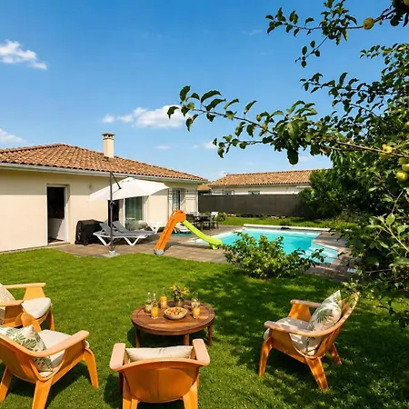Classe 4 Etoiles - 6 P. Avec Piscine Chauffee Listrac-Medoc
